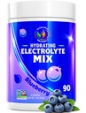 אבקת לחות כחולה - Zero Sugar Electrolyte Drink Mix