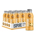 Isopure Zero Carb 32g Clear חלבונים מוכנים ל-Drink, חלבון Whey, Lemonade, 12 Pack (Packaging May Vary)