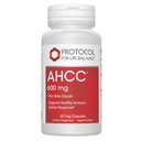 פרוטוקול AHCC 600 מ"ג - Liver & Immune Support Supplement with Beta-Glucan * May Aid cell Health & Stress* - טבעוני, חלב חינם ו Nut חינם - 60 Veg Caps