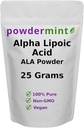אבקת אלפא Lipoic Acid (RS-ALA, Pure ALA) (Multiple Sizes) Antioxidant (ALA אבקת)