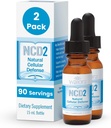 Waiora NCD2 מופעל נוזל Zeolite טיפות, לערבב מזון / Drinks, גוף טבעי ניקוי וקידום תמיכה Immune, כל טבעי, pH Zeolite נוזל טיפות - 2 בקבוקים (0.5 oz. ea) 180 serv.