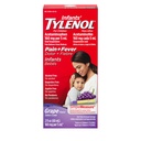 טיפול בכאב נוזלי של תינוקות & Fever Medicine, Oral Suspension, Acetaminophen for Soreגרון, כאבי ראש ושיניים, כאב Reliever & Fever מופחת לילדים; Grape Flavor, 2 fl. oz.