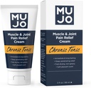 MUJO Chronic Tonic השרירים & Joint Pain Relief Cream - Fast-Acting, Long-Lasting Organics - Deep Penetrating for Arthritis/Sprains - 3 fl oz