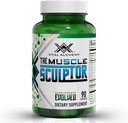 Vital Alchemy שריר Sculptor - שריר בונה עם ויטמין B3, B6, Phosphatidylserine, Epicatechin & Cayenne - תומך צמיחה שרירים, להתמקד, אנרגיה וחלבון Synthesis, Made בארה"ב - 90 קפסולות