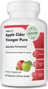 Apple Cider Vinegar Pure Apple Cider Vinegar קפסולות עם פורש טבעי 1300mg Apple Cider Vinegar Concentrate. No Harsh Taste 60 קפסולות