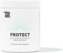 TB12 Protect - Premium 5 ב 1 Immune תמיכה תוספת עם Zinc, ויטמין C, Beta Glucan, Larch Tree Extract, ו-El Elderberry לספק תמיכה יומית במערכת החיסון ורמות אנרגיה Boost אנרגיה