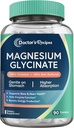 המתכון של הדוקטור מגנזיום Glycinate, Chelated Magnesium with High Absorption & Non-Buffered, Easy on Stomach, No Gluten, Bone, Nerve & Energy Support, 90 טבליות
