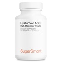 סופר חכם Hyaluronic Acid תוספת 300 מ"ג ליום (Sodium Hyaluronate) - משקל מולקולרי גבוה 1.2 מיליון דלטוןs | Non-GMO & Gluten חינם - 60 קפסולות צמחוניות