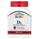 21th Century D 1000 IU Tablet, 300 Count