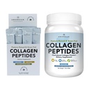 AMANDEAN Collagen Peptides Bundle 1kg & Stick Packs. Grass-Fed, Enzymatically hydrolyzed, סוג 1 ו 3. חלבון עם 18 Amino Acids עבור עור בריא, שיער, ציפורניים. Easy to Mix, Unflavored, Non-GMO