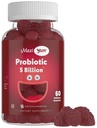 Maxi Health Yum, Probiotic Gummies with 5 Billion CFUs of Digestive Health Probiotics, Kosher Certified Natural Berry Flavor Gut Health Chewable Gummy Supplements for Men & Women, 60 Gummies