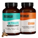 FreshCap Mushrooms Antioxidant Bundle (Chaga Kaps and Ultimate Mushroom)