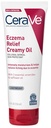 CeraVe Eczema Relief Creamy Body Oil, Eczema Calming Cream with Colloidal Oatmeal & Spflower שמן עבור Skin & Itchy Skin Relief, Steroid Free & Paraben חינם, 8 Ouncece