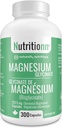 מגנזיום Glycinate תוסף - 300 קפסולות x 212.5 מ"ג מגנזיום Elemental Magnesium, 425 מ"ג פעם יומית עבור נשים וגברים - Pure Chelated Bisglycinate for Sleep and Total Health - Made in USA על ידי תזונה