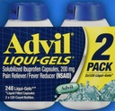 Advil Liquigels, 200 מיליגרם, 240 Count 200 מ"ג