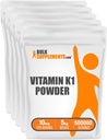 BulkSupplements.com ויטמין K1 - תוסף ויטמין K1 לתמיכה בשומן ובבריאות הלב - Gluten Free, 10 מ"ג עבור שירות, 1kg (2.2 lbs) (Pack of 1)