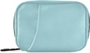 Nanle Pill Box 7 Day Pill Case Travel Pill מארגנת Bag Zipper Portable Weekly Case Index קומפקטית כמות התוסף ויטמין Holder, Solid Color Sky Blue 4.6 x 3.14 x 1.88 Inch 1.00.12 ק"ג