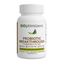 BIOptims Probiotic Break Through - Lactobacillus Plantarum OM Probiotics & Prebiotics Health Supplement for Gut, Digestive & Immune Support Probiotics for Women Men Elderly - 30 קפסולות טבעוניות