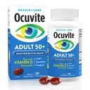 Bausch & Lomb Ocuvite Adult 50+ עין ויטמין & מינרלים Softgels 50 ea (Pack של 12)