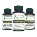 Algae, Fucoidan, Blue Green Algae, Kelp, Bladderwrack, Chlorella, Spirulina, Irish Mosss, Dulse, 90 VCaps, High Absorbable, non-GMO, Gluten-Free (Pack של 3)