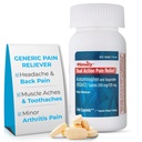 Timely Dual Action Acetaminophen 250 מ"ג ו- Ibuprofen 125 מ"ג - Generic Pain Reliever, Fever Stress, Headache Relief, Menstrual Pain, Tooth Aches, כאבי דלקת פרקים