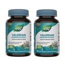 Nature's Way Valan Premium Extract - 220 מ"ג של תמצית valerian לשרת 2-capsule - תומך שינה שקטה * - פרויקט Non-GMO מאומת - תוספי צמחי מרפא - Gluten Free - 90 קפסולות (2 Pack)