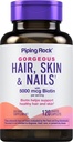 Piping Rock Hair Skin and Nails ויטמינים | 120 Caplet Pills