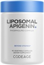 Codeage Liposomal Apigenin תוסף, 3 Monteh Supply, Daily Flavonoid Chamomile Extract, Liposomal Phospholipid Complex, Non-GMO Sunflower Oil, Phosphatidylcholine, Gluten-Free 90, Countten-Free, Countten-Free 90less, Countten-Free 90less, Countten-Out, Countten-Out, Countten-Free 90, Countten-Free 90, Countten-Free, Countten-Free, Countten-Free 90, Countten-Free, Countten-Out, Countposomal Phospholipd