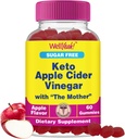 ובכן, סוכר חינם Apple Cider Vinegar Gummies | 500 מ"ג | Keto ACVmies