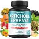 כמוסות Artichoke עם Artichoke, Papaya, Apple Pectin ועוד - 150 קפסולות - במשך 5 חודשים אספקה