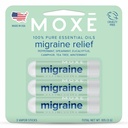 MOXE Migraine Relief Nasal Inhalers, שמנים חיוניים עבור כאבי ראש ו Tension הקלה, Portable Aromatherapy, Easy-to-Use, Pure & Undiluted, Peppert, Spearmint, Eucalyptus, Tea Tree, USA Made, 3 Pack-to-Use, 3 Pack-to-Use, Pure & Undiluted, Peppert, Spearmint, Spearmint, Spearmint, Eucamint, Eucalyptus, Eucalyptus, עץ התה, U, U, U, Ucalyptus, Ucalyptus, U Made, USA Made