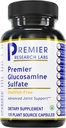 חברת Premier Research Labs Glucosamine Sulfate - Shellfish Free Glucosamine Sulfate קפסולות עבור תמיכה משותפת, Connective Tissue Health, 750 מ"ג Per לשרת, טבעוני ידידותי - 120 קפסולות צמחוניות
