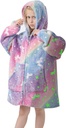 Me MoreCool Wearable Blanket Kids Blanket Hood Hoodie, Hooded Blanket Kids Comfy Blanket Sweat, טומלר בלינדר עם הוד