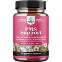 PMS תמיכה תוספת לנשים - איזון הורמונלי לנשים & Menstrual Discomfort עם DIM, Chasteberry, Black Cohosh & Ashwagandha - עבור תקופת Cramps Ease, Menopause Bloating, Mood Swing - 120 Ctttttted Swing