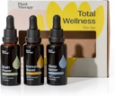 Plant Therapy Total Wellness שלישיית הגדרת 30 מ"ל כל אחד מ- Immunity Boost, Brain Power & Sleep Better