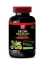 Calcium Magnesium תוסף - Calcium Magnesium Phosphorus עם ויטמין D-3 & Boron - עצמות בריאות מגנזיום, Calcium for Women, Magnesium for Men, Bone Strength Supplements, 1 בקבוק 60 קפסולות
