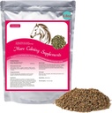 8.8 oz Horse Calming תוסף - Natural Raspberry Leaf Eases Anxiety and Discomfort in Moody Mars, Calms במהלך מחזורי חום - מתאים לגלינגס מדי