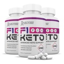 (חבילה) F1 Keto Pills 1275MG New & Improved Formula מכיל Apple Cider Vinegar אקסטרה אבקת שמן זית בתולה עין 180 קפסולות