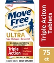 הזיזו את ה-Free Type II Collagen, Boron & HA Ultra Triple Action Tablets, עברו בחינם (75 הרוזן בבקבוק) 1 ea (Pack of 3)