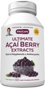 ANDREW LESSMAN Ultimate Açai Berry Extracts 60 Capsules - Delivers Standardized, Anti-Oxidant Rich, Beneficial Acai Berry Constituents. High-Potency Blend. Protective Compounds. No Additives