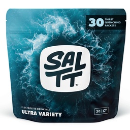SALTT Electrolytes אבקת Packets, Ultra Variety Pack (30 Packets) - Magnesium, Potassium, Sodium, Trace מינרלים - טבעוני, Sugar Free, Gluten Free - Travel Essentials - Made in USA