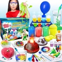 UNGLINGA 100+ Science Lab הניסויים Kit for Kids, S.T.E.M פעילויות חינוכיות יום הולדת מתנות לילדים, כימיה סט, Gems Dig, Volcano, Glowing Worms