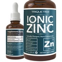 Ionic Liquid Zinc - 8 חודשים אספקה, התאמת מינון למבוגרים - High Absorption, טבעוני, זכוכית בקבוק - תמיכה מערכת החיסון, המוח ו Thyroid בריאות - מינרלים חיוניים (2 oz)
