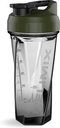HELIMIX 2.0 וורטקס בלנדר שאקר בקבוק מחזיק עד 28oz | No Banding Ball or Whisk | USA Made | Portable Pre Workout Whey Protein Drink Shaker Cup