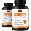 עבור FACTOR Immunity, Immune Support Booster עם Elderberry ו 1000 מ"ג של ויטמין C, פלוס ויטמין D, Zinc, Probiotics, Antioxidants, ו Echinacea עבור Immune Health Defense, 90 Count (Pack of 2), Zinc, Probiotics, Antioxidants, ו Echinacea for Immune Health Defense, 90 Count (Pack of 2)