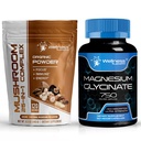 OD LABSRX Mushroom אבקת 2000mg - מגנזיום Glycinate קפסולות - 750 מ"ג