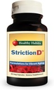 הרגלים בריאים StrictionD עם Glucohelp Banaba לחלץ Ceylon Cinnamon & Crominex 3