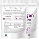Multi Collagen Peptides, Type I, II, III, V, X, Unflavored, 1 lb (453.6 g), עם ביוטין, ויטמין C, Hyaluronic Acid, Grass-Fed, Pasture-Raated