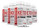 (5 Pack) Ketosyn Keto ACV Extreme Pills 1675 MG Keto תמיכה בלנדרה אלטרנטיבית ל- Keto ACV מסטיקנים פורמולה עם Apple Cider Vinegar אקסטרה שמן אבקת שמן זית ירוק 300 קפסולות על פני כדור