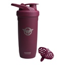 Smartshake DC COMICS Reforce Stainless Steel חלבון Shaker 900 מ"ל | 30 oz - Leakהוכחה Screw-on Lid - BPA Free - Unisex - Non Insulated - Wonder Women Logo